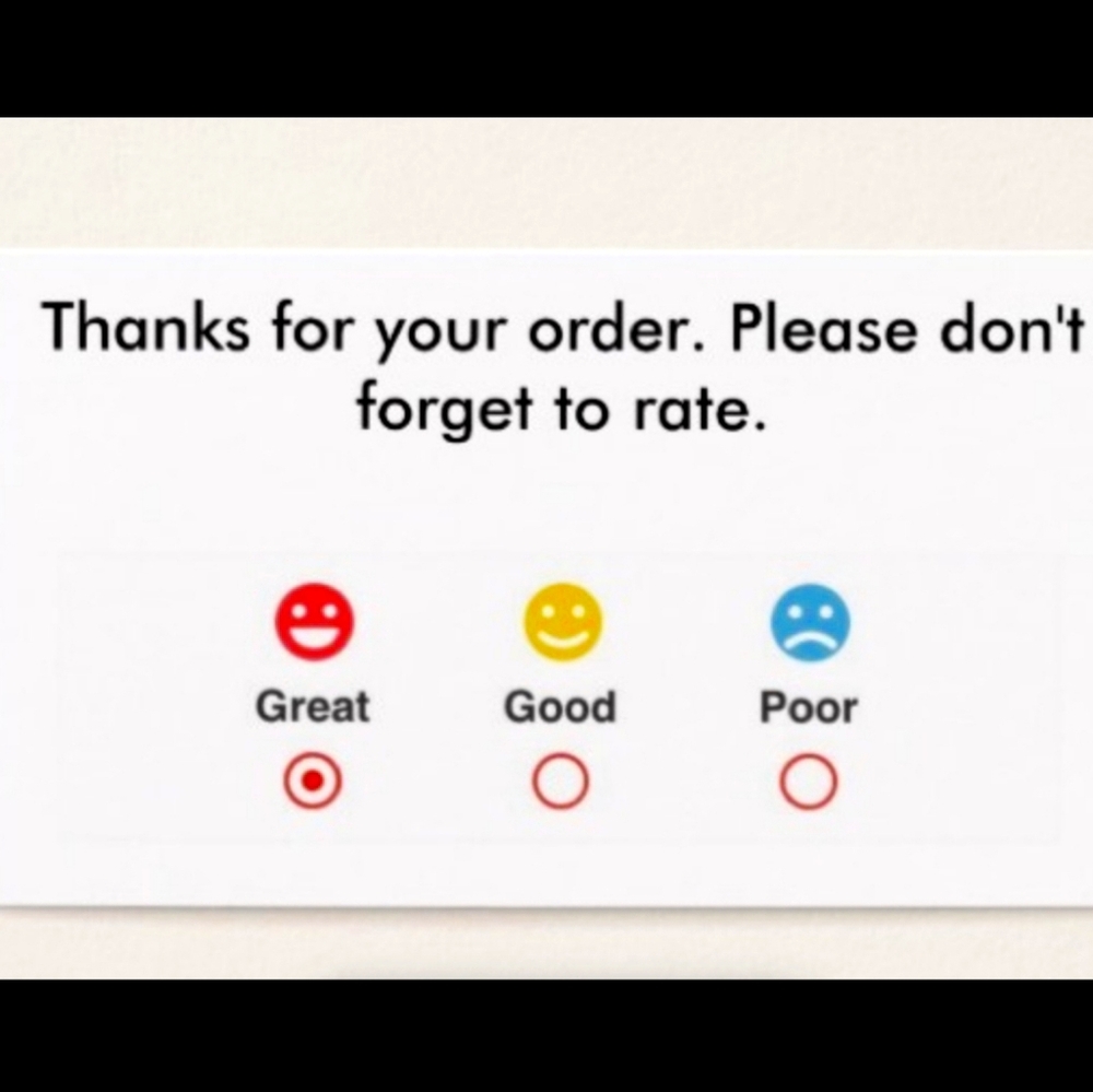 Please RATE Once You RECEIVE Your ITEM 😊